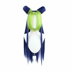 Anime JoJo's Bizarre Adventure Stone Ocean Jolyne Cujoh Long Blue Mixed Green Cosplay Wigs -COSPLAY CLANS Sales Store 2 a5986c30 0271 4cf4 b3bf d001b6afbda8