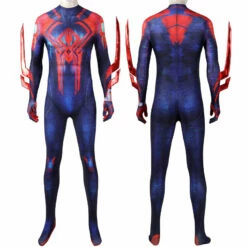 Spider-Man: Across The Spider-Verse Spider-Man 2099 Miguel O'Hara Jumpsuit Cosplay Costumes -COSPLAY CLANS Sales Store 2 acaef588 946d 4f89 a3d2 0dfad1102143