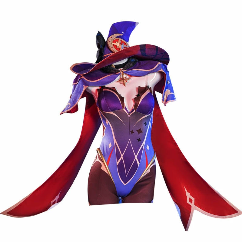 Game Genshin Impact Mona Megistus Fullset Cosplay Costumes 4 Game Genshin Impact Mona Megistus Fullset Cosplay Costumes - Image 2