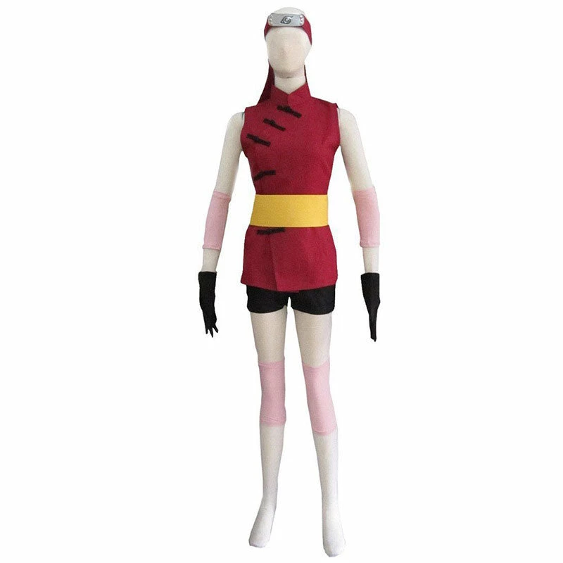 Anime Naruto The Last-Sakura Haruno Childhood Cosplay Costumes 4 Anime Naruto The Last-Sakura Haruno Childhood Cosplay Costumes - Image 2