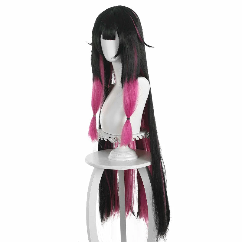 Genshin Impact Columbina Damslette Balck Pink Cosplay Wigs 4 Genshin Impact Columbina Damslette Balck Pink Cosplay Wigs - Image 2