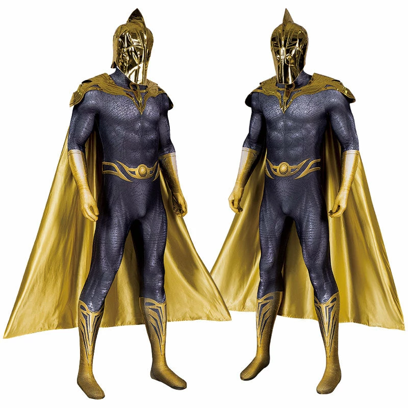 DC Black Adam Doctor Fate Jumpsuit Cosplay Costumes 4 DC Black Adam Doctor Fate Jumpsuit Cosplay Costumes - Image 2