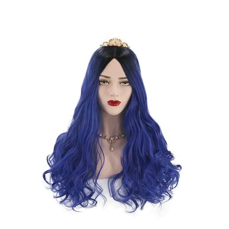 Movie Descendants 3 Evie Blue Cosplay Wigs 4 Movie Descendants 3 Evie Blue Cosplay Wigs - Image 2