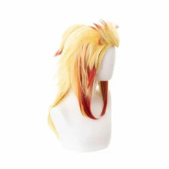 Anime Demon Slayer Kimetsu No Yaiba Rengoku Kyoujurou Cosplay Wigs Yellow Mixed Red Ponytail Wigs -COSPLAY CLANS Sales Store 2 ee3ec0a3 dc39 430d a9c8 4a0b58a03b12