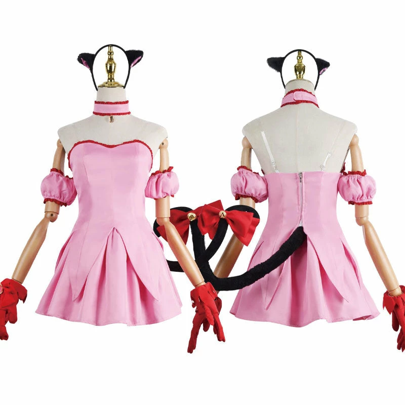 Anime Tokyo Mew Mew Ichigo Momomiya Dress Cosplay Costume 4 Anime Tokyo Mew Mew Ichigo Momomiya Dress Cosplay Costume - Image 2