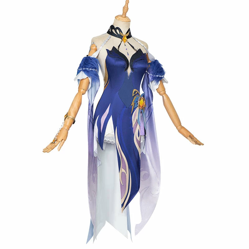 Game Genshin Impact Ningguang Orchid's Evening Gown Cosplay Costumes 5 Game Genshin Impact Ningguang Orchid's Evening Gown Cosplay Costumes - Image 3