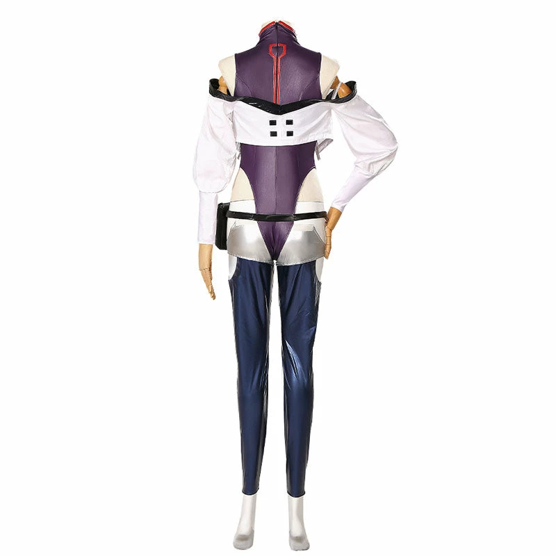 Game Cyberpunk: Edgerunners Lucyna Kushinada Purple Cosplay Costumes 5 Game Cyberpunk: Edgerunners Lucyna Kushinada Purple Cosplay Costumes - Image 3