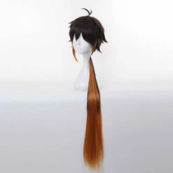 Game Genshin Impact Zhongli Dark Brown Long Cosplay Wigs -COSPLAY CLANS Sales Store 3 35ddd325 768c 4045 ba7d 43555a3a483a