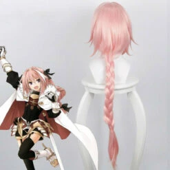 FGO Fate Grand Order Apocrypha Rider Of Black Astolfo Pink Long Braid Cosplay Wig -COSPLAY CLANS Sales Store 3 427a9bde 8cf2 4c48 aa30 2e46102741d4