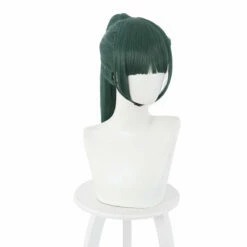 Anime Jujutsu Kaisen Maki Zenin Long Dark Green Cosplay Wigs -COSPLAY CLANS Sales Store 3 4c465826 0882 4236 81ba 3937b4af567a