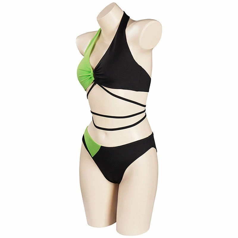 Kim Possible Shego Swimsuit Cosplay Costumes 5 Kim Possible Shego Swimsuit Cosplay Costumes - Image 3