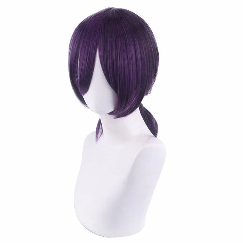 Anime Chainsaw Man Reze Purple Short Cosplay Wigs 5 Anime Chainsaw Man Reze Purple Short Cosplay Wigs - Image 3