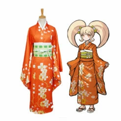 Anime Danganronpa 2: Goodbye Despair Hiyoko Saionji Kimono Cosplay Costumes