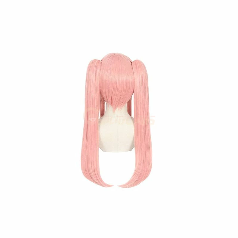 Anime FGO Fate/Grand Order Tamamo No Mae Pink Curly Ponytail Straight Cosplay Wigs 5 Anime FGO Fate/Grand Order Tamamo No Mae Pink Curly Ponytail Straight Cosplay Wigs - Image 3