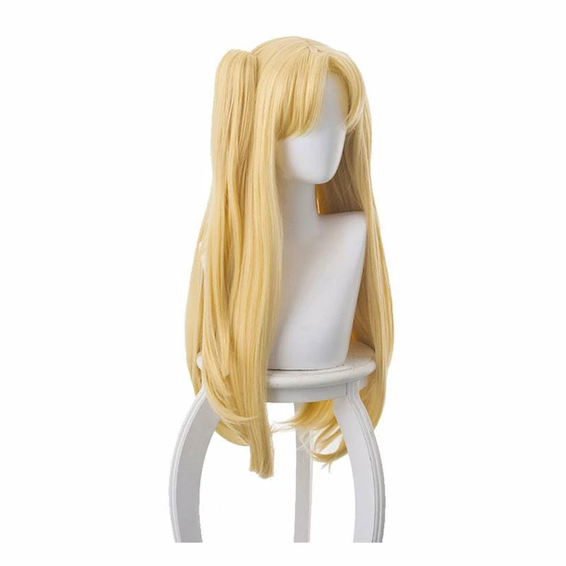 FGO Fate/Stay Night Ereshkigal Tohsaka Rin Blonde Straight Long Ponytails Cosplay Wigs 5 FGO Fate/Stay Night Ereshkigal Tohsaka Rin Blonde Straight Long Ponytails Cosplay Wigs - Image 3