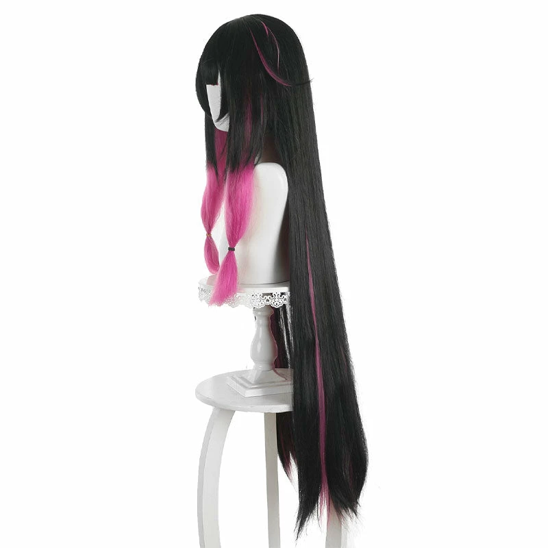 Genshin Impact Columbina Damslette Balck Pink Cosplay Wigs 5 Genshin Impact Columbina Damslette Balck Pink Cosplay Wigs - Image 3