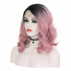 Multi-size Women Lace Front Wigs Short Curly Black Fade Pink Cosplay Wigs -COSPLAY CLANS Sales Store 3 89ab1463 f359 47c7 ae6f 6450cb0b04c4