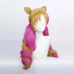 Game LOL Cafe Cutie Gwen Red & Blonde Twist Braid Cosplay Wigs With Ears -COSPLAY CLANS Sales Store 3 98e35b8a 9ed6 4614 9ba9 813301249bc1