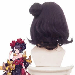 FGO Fate/Grand Order Katsushika Hokusai Purple Bun Cosplay Wigs -COSPLAY CLANS Sales Store 3 ba8a4293 4f39 4f4d a6ba 79672b7aabc0