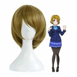Anime LoveLive! Koizumi Hanayo Short Linen Cosplay Wigs