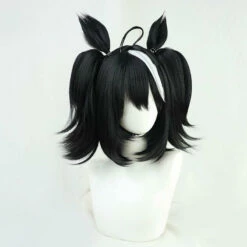 Uma Musume Pretty Derby Kitasan Black Cosplay Wig With Ear Props -COSPLAY CLANS Sales Store 3 c2a62c1f dbb6 4ba5 830f bfc8edf15647