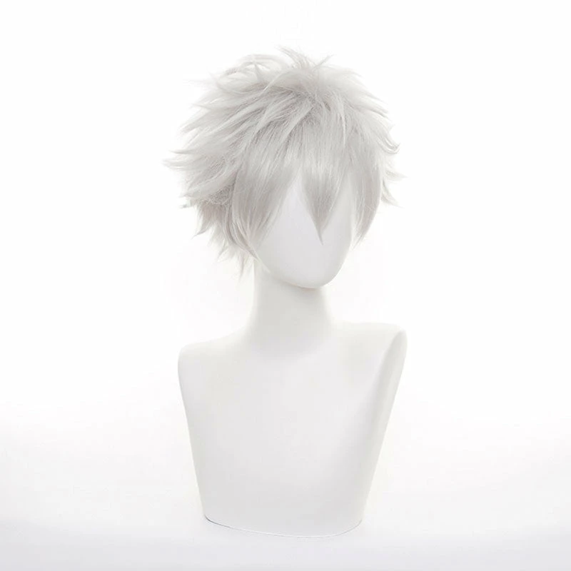 Anime Gintama Sakata Gintoki Silver Grey Cosplay Wigs 5 Anime Gintama Sakata Gintoki Silver Grey Cosplay Wigs - Image 3