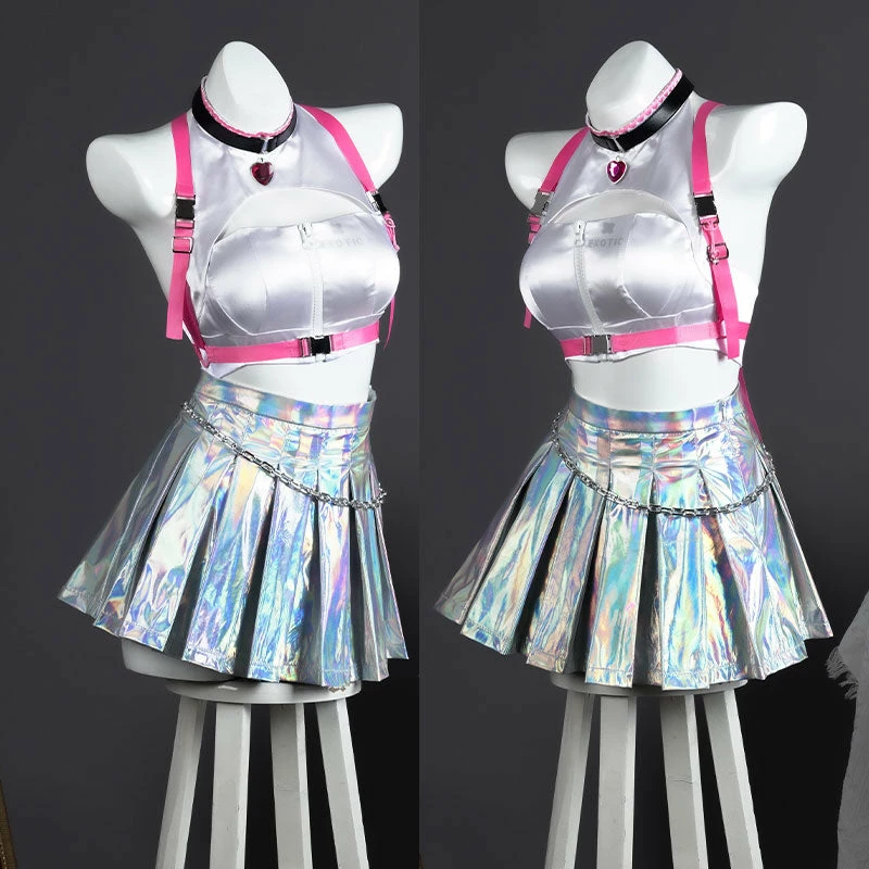 Game Goddess Of Victory: NIKKE Viper Pink Cosplay Costumes 5 Game Goddess Of Victory: NIKKE Viper Pink Cosplay Costumes - Image 3