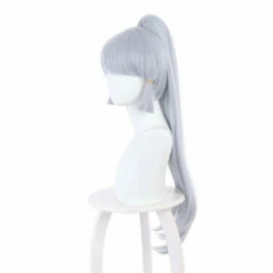 Game Genshin Impact Kamisato Ayaka Light Gray Blue Ponytail Cosplay Wigs -COSPLAY CLANS Sales Store 3 ce9d15f8 cd0d 4f2b 9815 dc4b3214800d