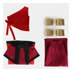 Anime Avatar: The Last Airbender Katara Red Dress Outfit Cosplay Costume -COSPLAY CLANS Sales Store 3 d231b3d2 24b7 47d4 a249 cbbbb0e53dff