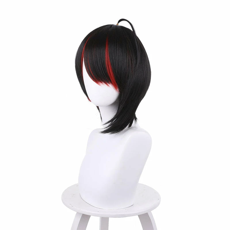 Game Arknights Gnosis Black Mixed Red Cosplay Wigs 5 Game Arknights Gnosis Black Mixed Red Cosplay Wigs - Image 3