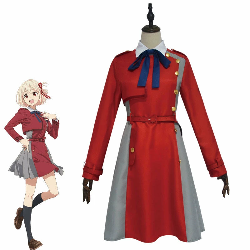Anime Lycoris Recoil Chisato Nishikigi Takina Inoue JK Uniform Cosplay Costumes 5 Anime Lycoris Recoil Chisato Nishikigi Takina Inoue JK Uniform Cosplay Costumes - Image 3