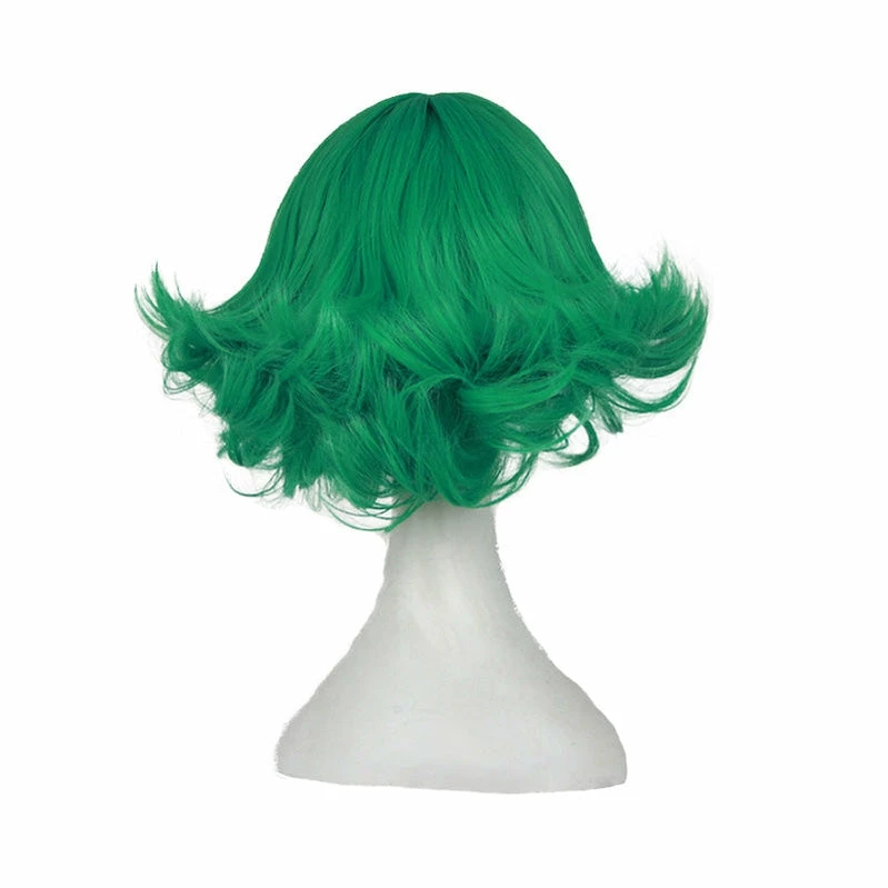 Anime One Punch Man Terrible Tornado Short Green Curly Cosplay Wigs 5 Anime One Punch Man Terrible Tornado Short Green Curly Cosplay Wigs - Image 3
