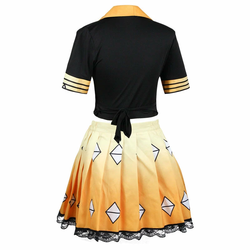 Anime Demon Slayer Kimetsu No Yaiba Zenitsu Agatsuma Cosplay Costumes 4 Anime Demon Slayer Kimetsu No Yaiba Zenitsu Agatsuma Cosplay Costumes - Image 2