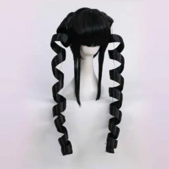 Danganronpa: Trigger Happy Havoc Celestia Ludenberg Black Giant Spiral Curl Cosplay Wigs -COSPLAY CLANS Sales Store 3 f5cc7dcc 80b4 40f2 b1dd 7e46c5153c98