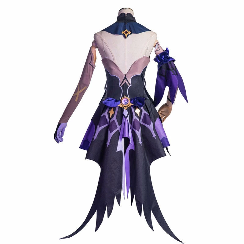 Game Genshin Impact Fischl Full Set Cosplay Costumes 6 Game Genshin Impact Fischl Full Set Cosplay Costumes - Image 4
