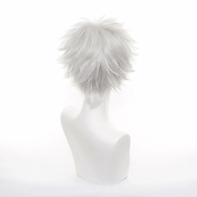 Anime Gintama Sakata Gintoki Silver Grey Cosplay Wigs 6 Anime Gintama Sakata Gintoki Silver Grey Cosplay Wigs - Image 4