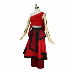Anime Avatar: The Last Airbender Katara Red Dress Outfit Cosplay Costume -COSPLAY CLANS Sales Store 4 46e87708 4ddb 4342 a5ba 5c4a1a6d5b6b