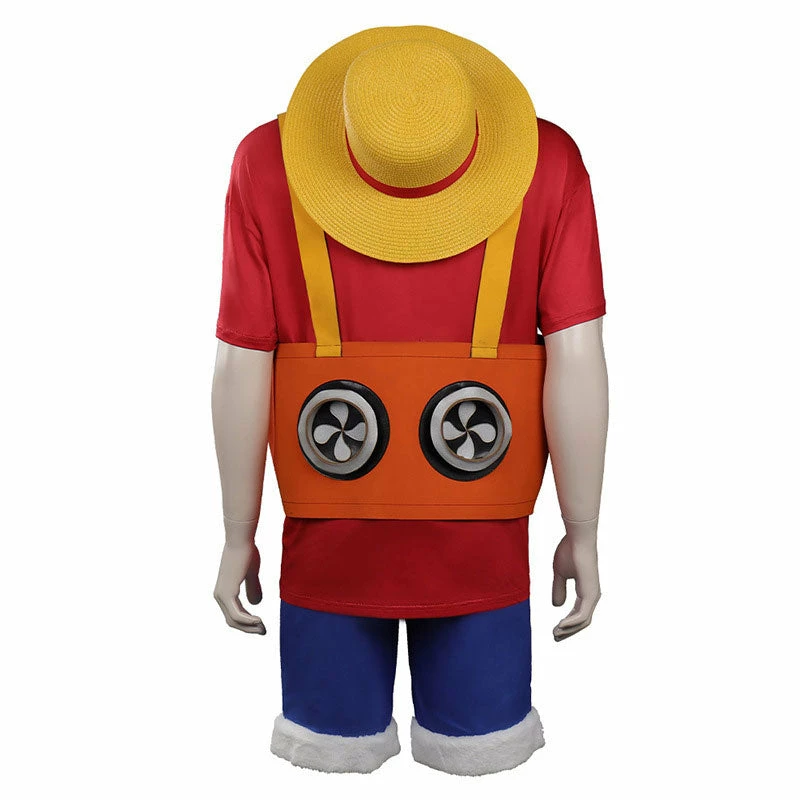 Anime One Piece Film Red 2022 Banpresto Monkey D. Luffy Cosplay Costumes 6 Anime One Piece Film Red 2022 Banpresto Monkey D. Luffy Cosplay Costumes - Image 4