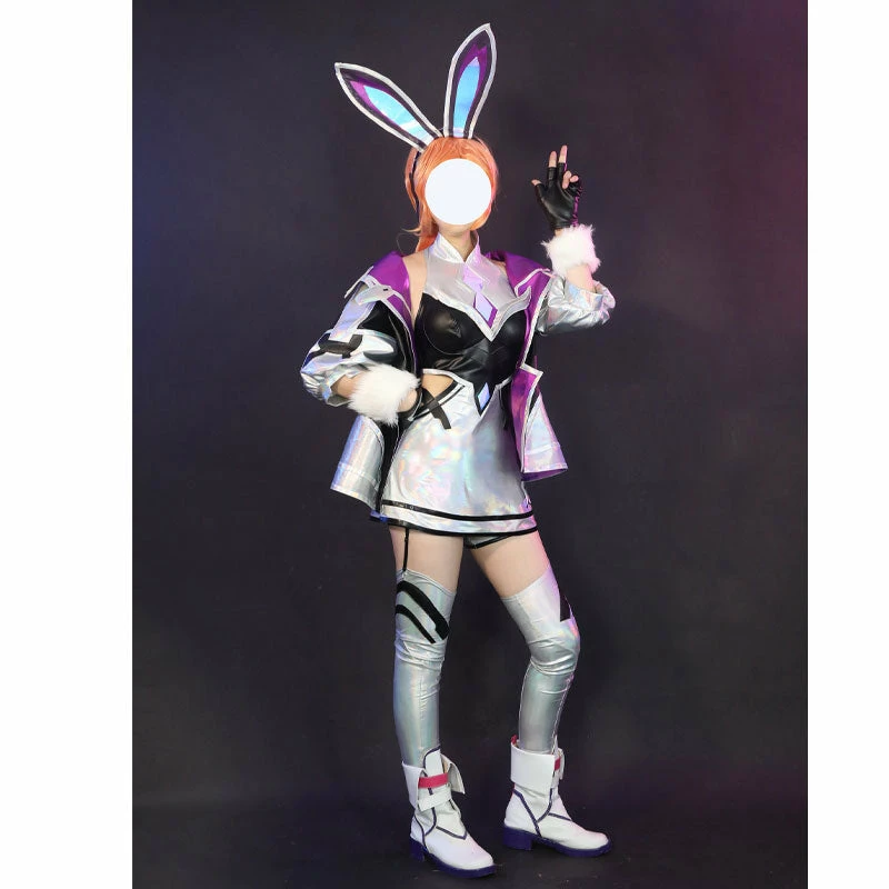 Game LOL Battle Bunny Miss Fortune Cosplay Costume 5 Game LOL Battle Bunny Miss Fortune Cosplay Costume - Image 3