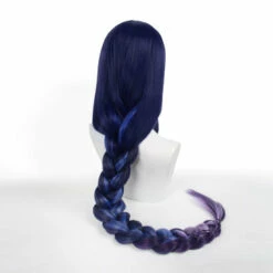 Game Genshin Impact Raiden Shogun Twist Braid Blue Gradient Purple Cosplay Wigs -COSPLAY CLANS Sales Store 4 59817043 771b 474b a72c 7cb268ae931a