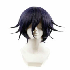 Anime DanganRonpa V3 Oma Kokichi Black Mixed Purple Short Wigs -COSPLAY CLANS Sales Store 4 6814687a 86f2 4825 bbff 76966bba5267