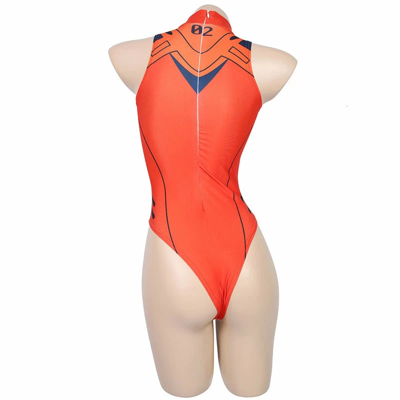 EVA Neon Genesis Evangelion Asuka Langley Soryu Swimsuit Cosplay Costumes 6 EVA Neon Genesis Evangelion Asuka Langley Soryu Swimsuit Cosplay Costumes - Image 4