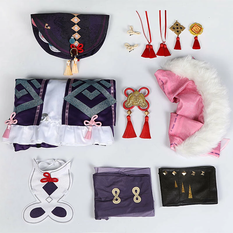 Game Genshin Impact Yun Jin Cosplay Costumes 7 Game Genshin Impact Yun Jin Cosplay Costumes - Image 5