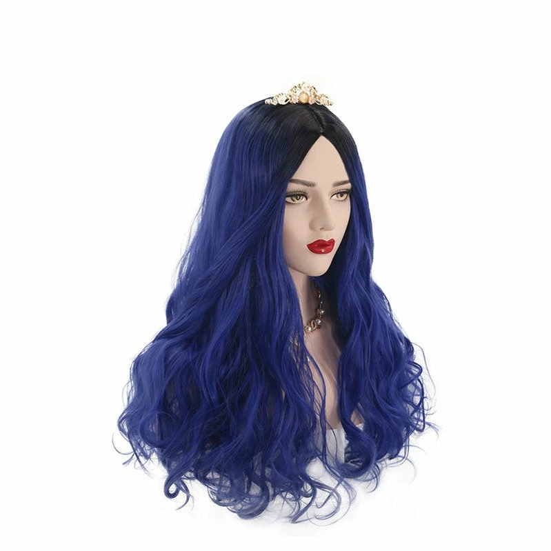 Movie Descendants 3 Evie Blue Cosplay Wigs 6 Movie Descendants 3 Evie Blue Cosplay Wigs - Image 4