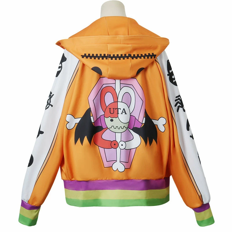 Anime One Piece Film Red UTA Daily Outfit Cosplay Costumes 6 Anime One Piece Film Red UTA Daily Outfit Cosplay Costumes - Image 4