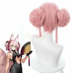 FGO Fate/Grand Order Tamamo No Mae Fox Secretary Cheongsam Su Daji Pink Cosplay Wigs -COSPLAY CLANS Sales Store 4 94143ad1 1692 4f76 9c57 72571cb66895
