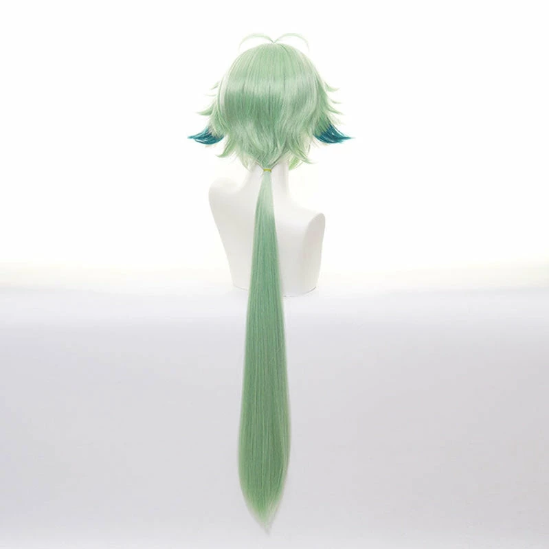 Game Genshin Impact Sucrose Long Fluorescent Green Cosplay Wigs 6 Game Genshin Impact Sucrose Long Fluorescent Green Cosplay Wigs - Image 4