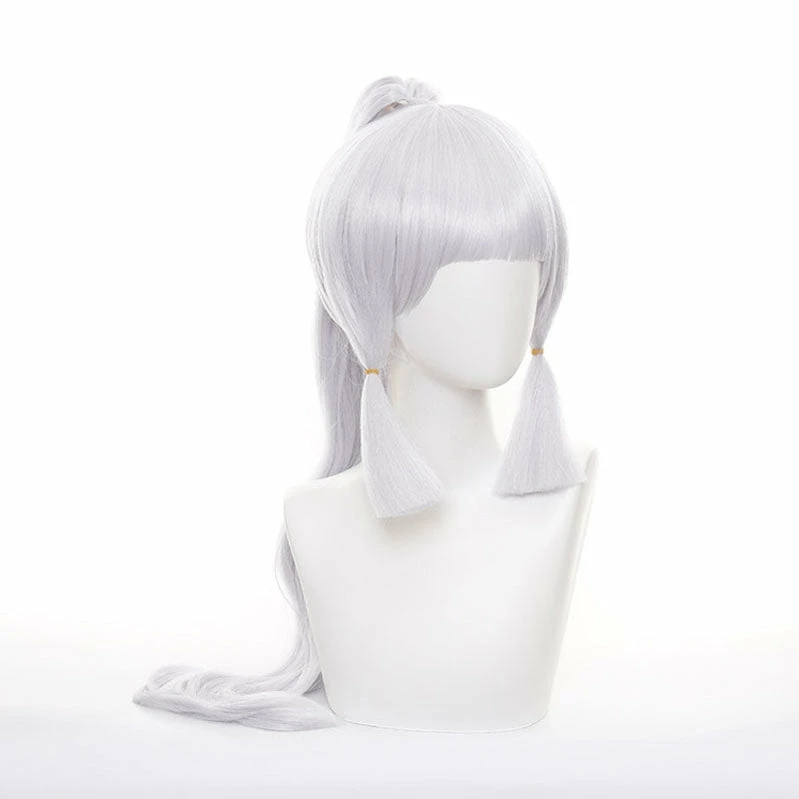 Game Genshin Impact Kamisato Ayaka Silver Purple Cosplay Wigs 6 Game Genshin Impact Kamisato Ayaka Silver Purple Cosplay Wigs - Image 4