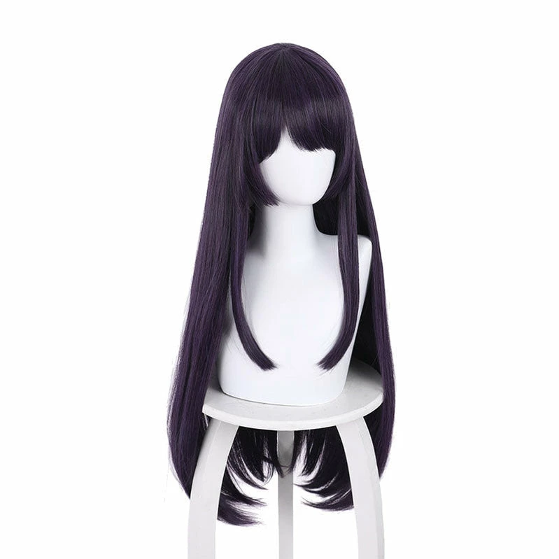 Anime Osananajimi Ga Zettai Ni Makenai Love Comedy Kachi Shirokusa Black Purple Long Cosplay Wig 6 Anime Osananajimi Ga Zettai Ni Makenai Love Comedy Kachi Shirokusa Black Purple Long Cosplay Wig - Image 4