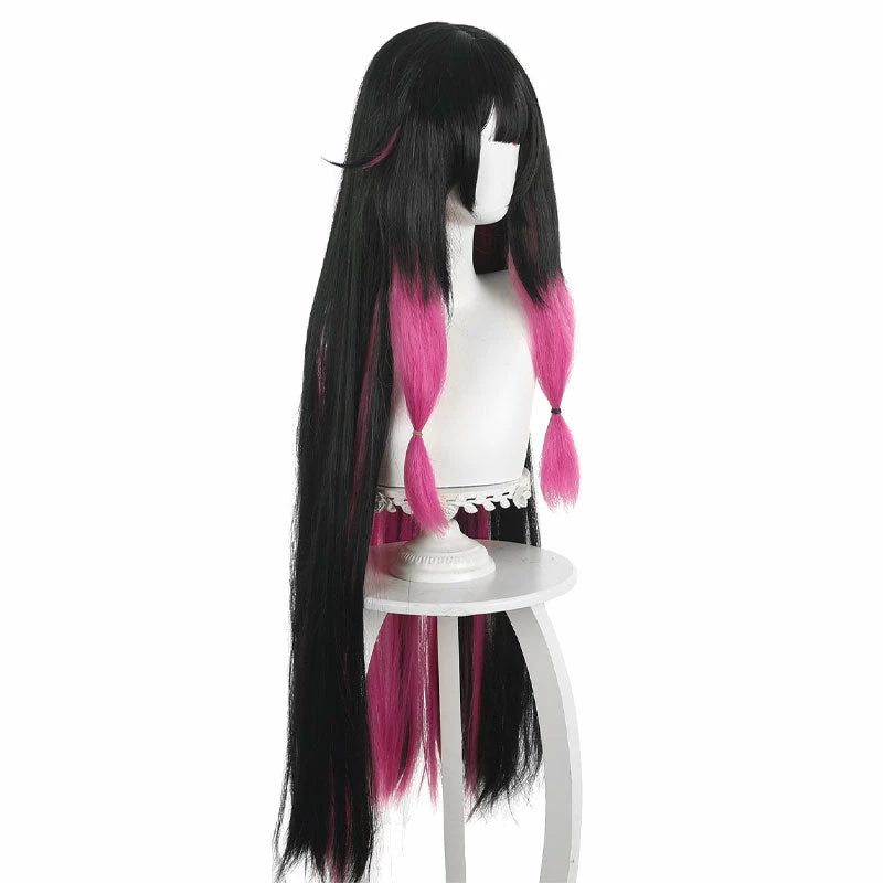 Genshin Impact Columbina Damslette Balck Pink Cosplay Wigs 6 Genshin Impact Columbina Damslette Balck Pink Cosplay Wigs - Image 4